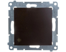 Simon 54 Łącznik krzyżowy brąz mat DW7A.01/46