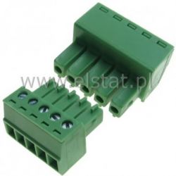 Listwa montaż. kątowa 5-zacisk. żeńska r=3,5mm