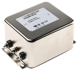Filtr EMI 30A 1-fazowy 220kΩ 250 V AC/DC 400Hz 600 μH Schaffner Montaż w obudowie
