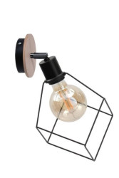 Kinkiet loftowy 1xE27 RUBEN WOOD