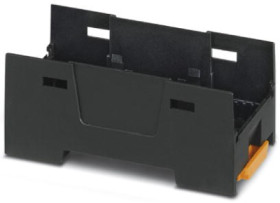 Housing lower part, ABS/PC, (W x H x D) 35.1 x 75 x 30.3 mm, black, for enclosure, 1074875