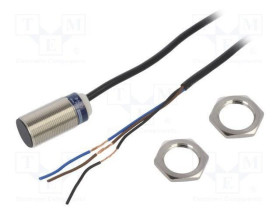 XS518B1PAL2 Czujnik indukcyjny, Output: PNP / NO, 0÷5mm, 12÷24VDC, M18, 2m, Szczelność: IP67