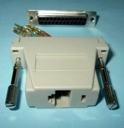 ADAPTOR DB-25F/RJ-45 RS232 8p8c 1484