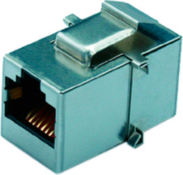 Modular adapter, RJ45 socket to RJ45 socket, straight, Cat 5, Y-CONJACK-16