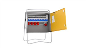 Rozdzielnica Budowlana Elbox-L W63-00220C Ip44 Wtyk Cee 63A-5P Gn: 12Xgk 230V...