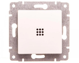 VENA Łącznik pojedynczy z podświetleniem biały /antybakteryjny/ 590411