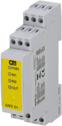 Safety relays, 3 Form A (N/O) + 1 Form B (N/C) direct or 4 Form A (N/O) or 2 Form A (N/O) + 2 Form A (N/O) (0.1s to 30s), 24 VDC