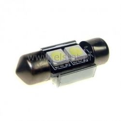 Żarówka sam.2 LED SMD 5050 12V ( radiator ) biała