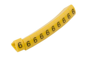Oznacznik przewodów OZ-2/6 żółty E04ZP-01020400700 (100szt.)
