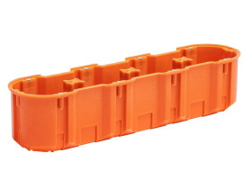 Puszka podtynkowa M4x60DF 2x60 mm głęboka Multiwall Slim pomarańczowa 33414008 SIMET