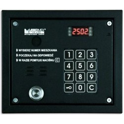 Laskomex CP-2503TP czarna Panel audio z czytnikiem kluczy "Dallas"