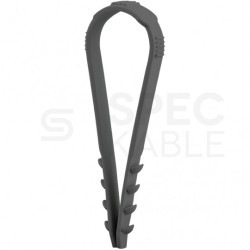 Uchwyt kablowy CMS UV 6-20mm do kabli i przewodów bezhalogenowa czarny F-TRONIC 200szt