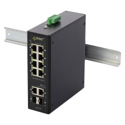 Switch PoE 10-portowy ISFG108 do 8 kamer IP