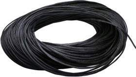Plastic braided sleeve, range 3-7 mm, black, halogen free, -50 to 150 °C, 06240072010