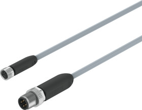 Kabel do siłownika/czujnika Złącze A M8 liczba rdzeni 4 długość 5m Rodzaj A Męskie Złącze B Złącze M12