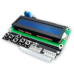 LCD 1602 Niebieski wyświetlacz + Klawiatura ICSP