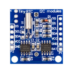 Tiny RTC - DS1307 Time Module with Battery - Real Time Clock - I2C - Arduino