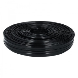 Kabel telefoniczny płaski YTLYp 4x0,12mm2 Cu czarny 150V linka Atel /300m/