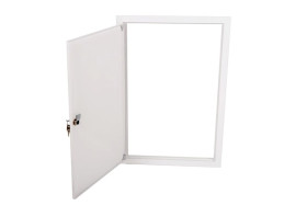 Drzwi rewizyjne z zamkiem 600x400mm RAL 9003 SP 600/400