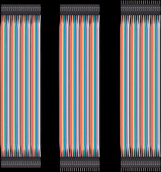 Developer boards - jumper cable, 20cm, 3x 40 cables