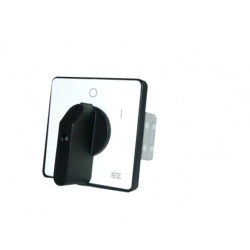 Łącznik krzywkowy 0-1 63A 500V przełącznik z pozycją 0 z dźwignią oraz szyldem S63 JD 1103 A6 SEZ