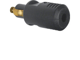 Integro Flow Wtyczka do gniazda samochodowego czarny 4637 HAGER