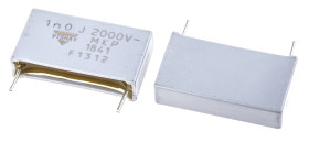 Kondensator foliowy 1nF 2 kV dc, 700 V ac Vishay Polipropylenowe rozstaw: 22.5mm THT ±5