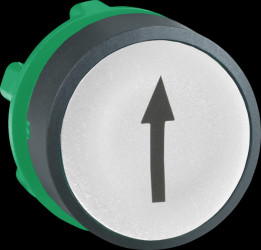 ZB5AA334 Pushbutton, front panel, Harmony XB5, 22 mm, white, momentary