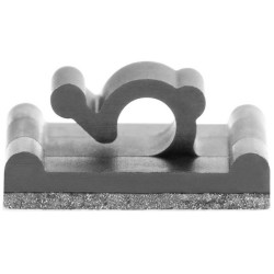 HellermannTyton 151-04466 MAGRA3-PA66 Clip Black Bundle &#xD8; range 3 mm 50 pcs