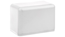 Pokrywa Końcowa Ekd 80X40mm Biała 8501