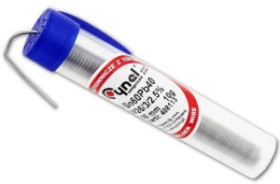 Cyna 10g FIOLKA 1mm z Topnikiem SN60PB40
