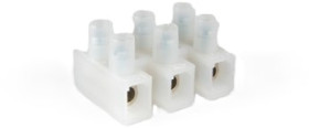 Lustre terminal, 3 pole, 0.5-8.0 mm², clamping points: 3, natural, screw connection, 41 A, 1000/ 3 DS