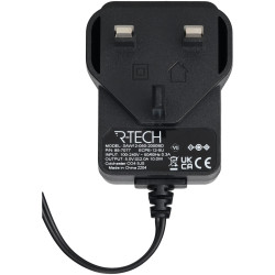 R-TECH 857077 AC/DC Adapter 5vdc 2amp UK Plug Top