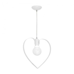 Lampa wisząca AMORE WHITE 1xE27