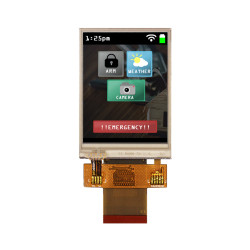 Kolorowy wyświetlacz LCD 2.4cal Transmisywny TFT 240 x 320pikseli Równoległy I/F Nie NEWHAVEN DISPLAY INTERNATIONAL Brak