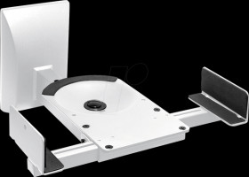 HB 5 W Wall bracket for speakers, white
