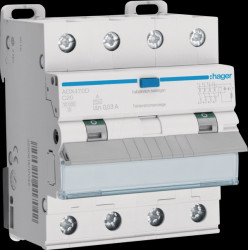 ADX470D FI/LS switch - 4 pole 10 kA C-20 A 30 mA type A