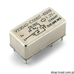 V23040-C0057-X503 Relay 1.2VDC 2A 170 Ohm THT SIEMENS