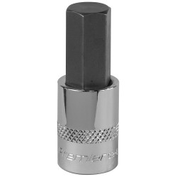 Sealey SBH015 Hex Socket Bit 12mm 3/8&quot;Sq Drive