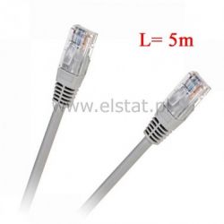 UTP/8c wtyk- wtyk 5m ( zgodne ) szary