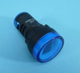 WOLT.70-480VAC BLUE LED OKRĄG.28mm