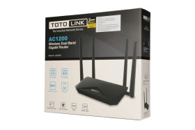 Router WiFi AC1200, Dual Band, MU-MIMO, 5x RJ45 1000Mb/s, 1x USB Totolink A3002RU