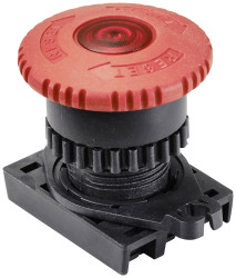 TRU COMPONENTS TC-10344028 Przycisk grzybkowy zatrzymania awaryjnego S2ER-E4R, 1 szt.