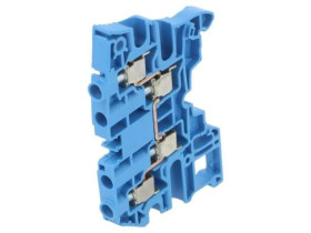 Zacisk rozgałęźny szynowy SNK 0,2÷6mm2 drogi 1 zaciski 4 niebieski 1SNK506022R0000 (ZS6-4S-BL)