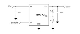 300mA high-PSRR low-IQ adjustable LDO
