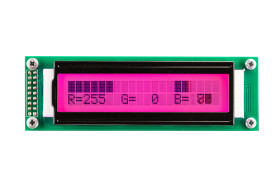 Wyświetlacz monochromatyczny LCD, , Alfanumeryczny, Midas