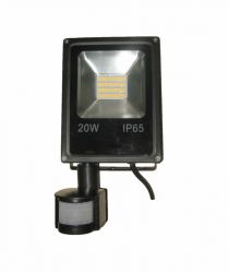 Naświetlacz LED/PIR SLIM 20W biały ciepły