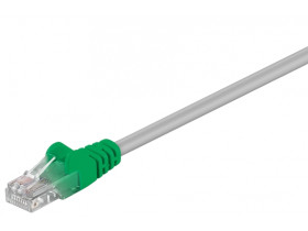 Kabel Patchcord skrosowany CAT 5e U/UTP RJ45/RJ45 0,25m szary