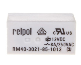 Przekaźnik miniaturowy 1Z 12V DC PCB AgSnO2 RM40-3021-85-1012 2611687