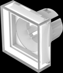 Pressure cap, 15.3 mm x 15.3 mm, square, for 51 series, 51-953.7